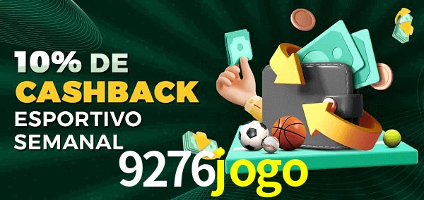 10% de bônus de cashback na 9276jogo