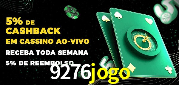 Promoções do cassino ao Vivo 9276jogo